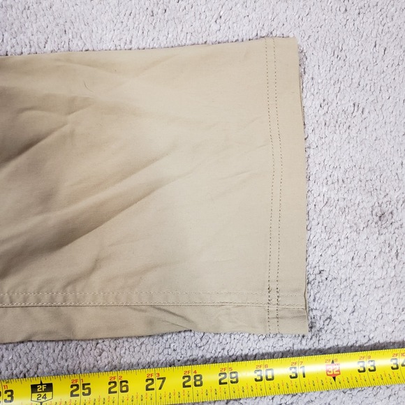 Prana Halle Hiking Pants Women's 6 Tan Low Rise Straight Stretch Roll Up Hem - Picture 10 of 13